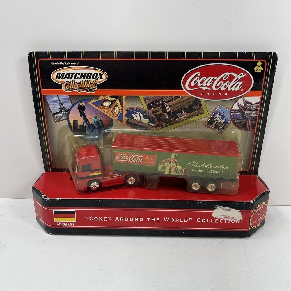 2000 Matchbox Coca-Cola Around the World #2 Germany Tractor Trailer New Sealed